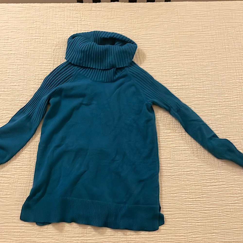 Teal Color Time & Tru Turtleneck Size M (8-10)